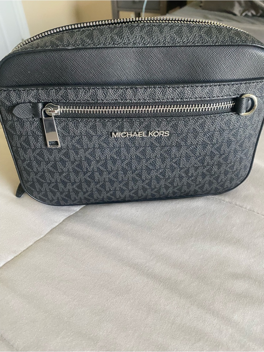 Michael Kors women’s  Black Signature Logo Crossbody bag